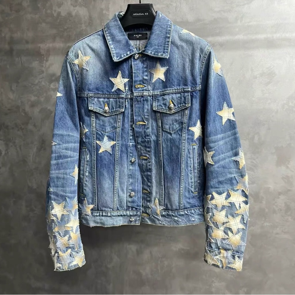 Authentic AMIRI Blue Denim Jacket